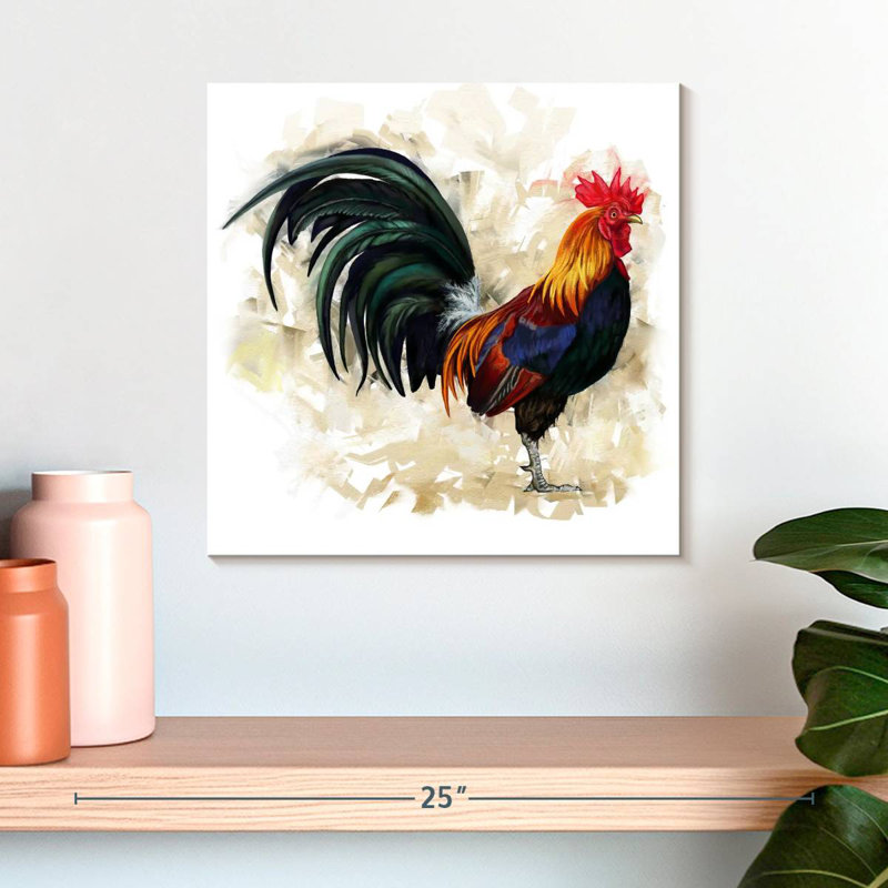 Brampt fier coq Brampt, H 16 po x l 16 po