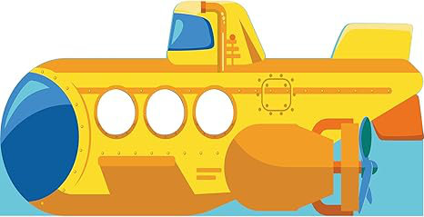 Yellow Submarine Cardboard Cutout Photo Standee