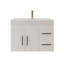 Ensemble de meuble-lavabo simple mural 35,4 "-70381366
