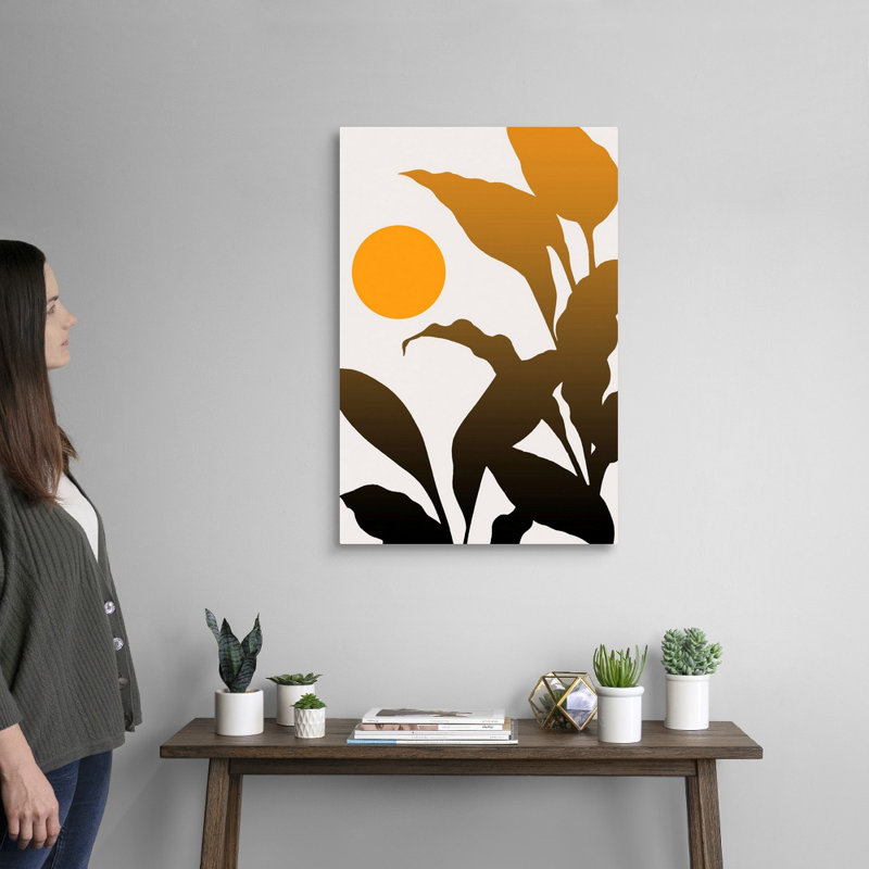Art mural sur toile Tropical Sunrise, Toile tendue, H 30 po x l 20 po