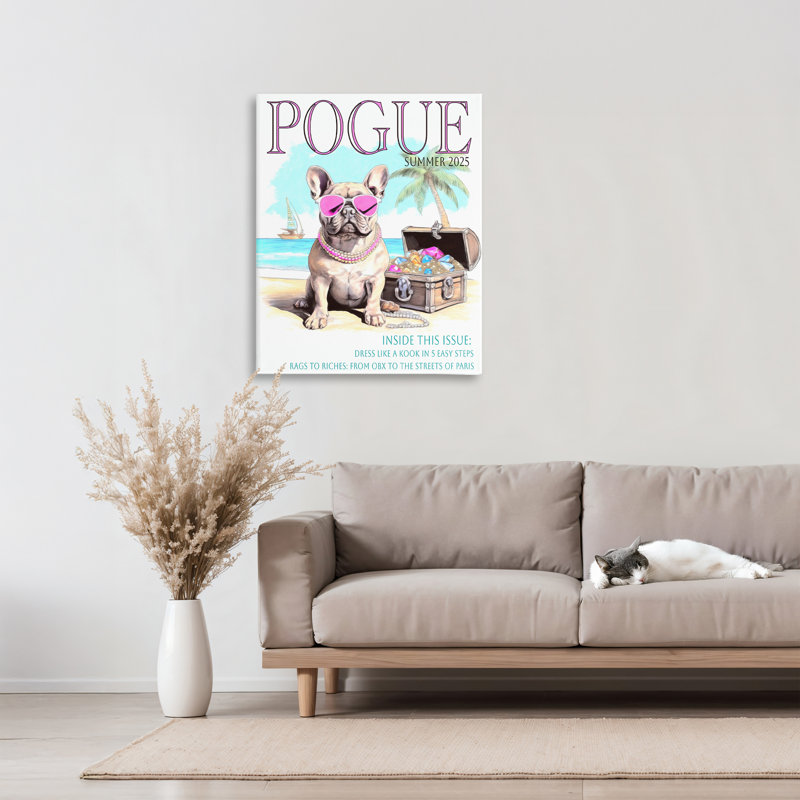 «Pogue Summer Dog Fashion», conception par Grotto Studios, H 30 po x l 24 po