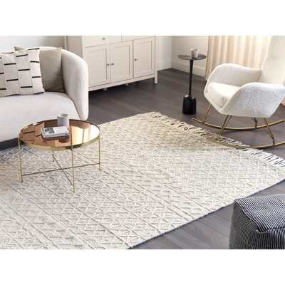 Oyens Rectangle Geometric Hand Woven Area Rug