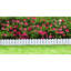 Panneaux de bordure de jardin en bois d'aspect bois l 16 po x H 7 po, clôture décorative de jardin-120381112-120619833