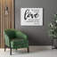 Love For Love Peter 4:8 - Wrapped Canvas Print-1339713168