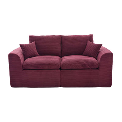 Modular Sectional Sofa Cloud Couch,Comfy Cloud Modern Sofa,2 Seater with Cushion Covers Removable Furniture for Living Room Bedroom Apartments Dorms,No Assembly Required
