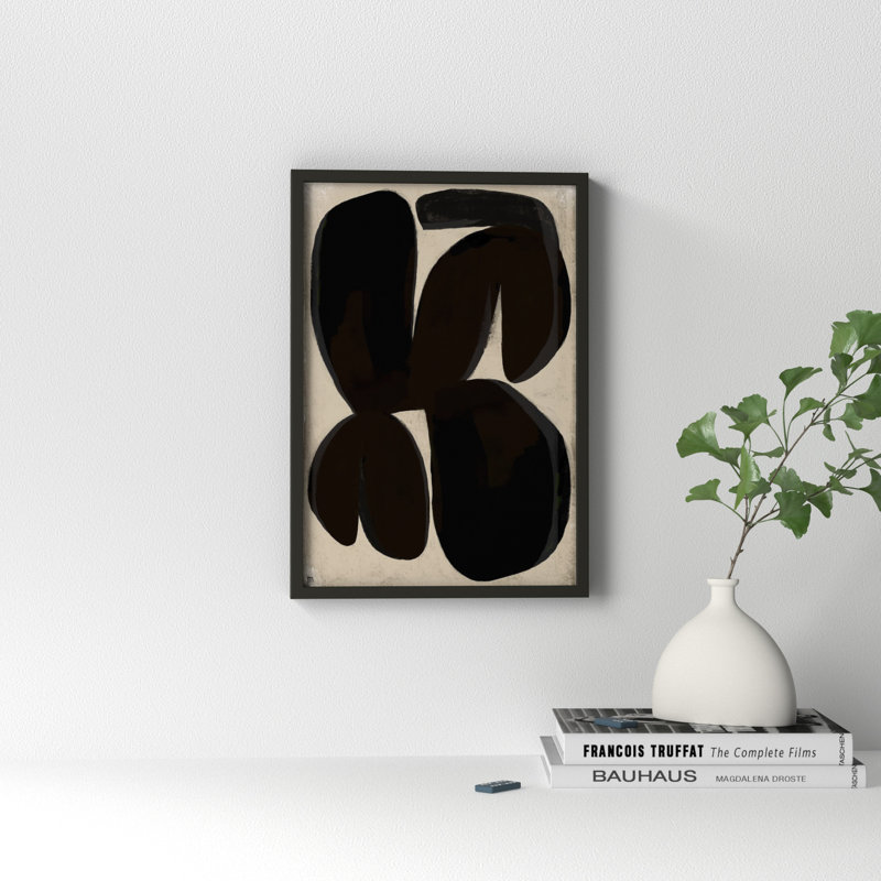 Libellule sans titre par Studio - Art mural encadré, Noir, H 20 po x l 14 po x P 1,25 po
