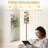  68.5" Standing Floor Lamp Serene Autumn Village Landscape Mountain Views Traditional Chinese Dimmable Metal Pole Lamp with Linen Lampshade LED Bulb Included