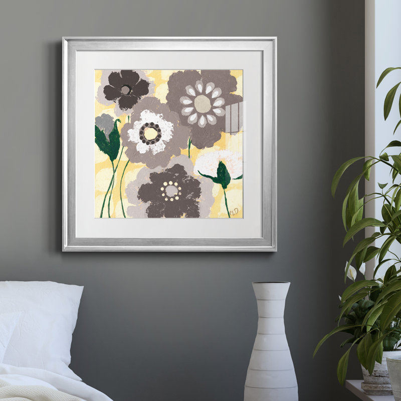 «Spring Break III» par J Paul, reproduction d'art sur papier encadrée, Papier avec cadre argenté