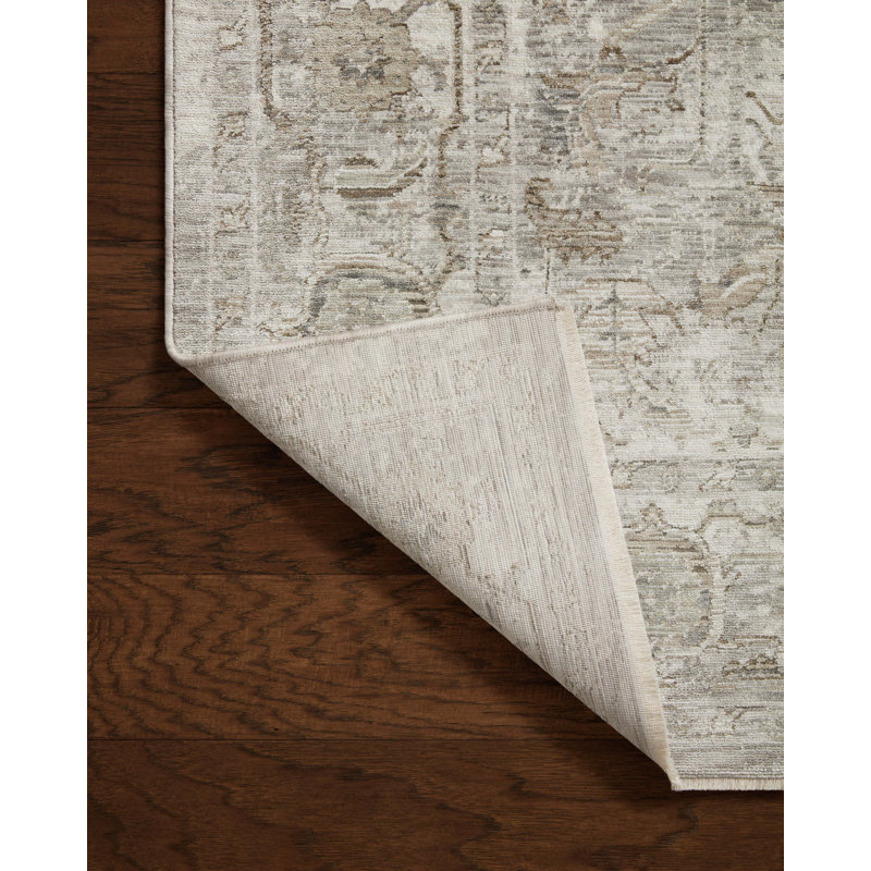 Tapis gris / taupe Amber Lewis x Loloi Honora, Tapis de couloir 2 pi 7 po x 8 pi