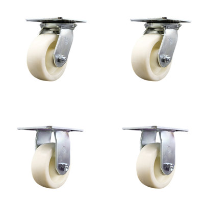 4 Piece Nylon Caster Set
