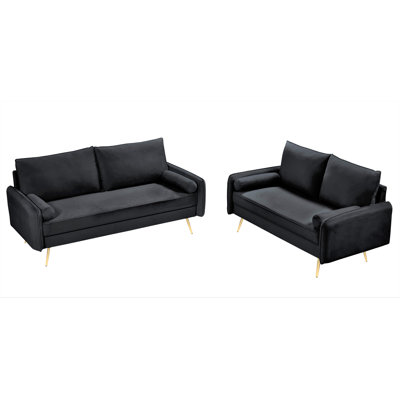 2 - Piece Velvet Living Room Set