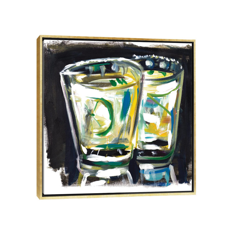 Margarita II, H 12 po x l 12 po x P 1,5 po, Cadre doré
