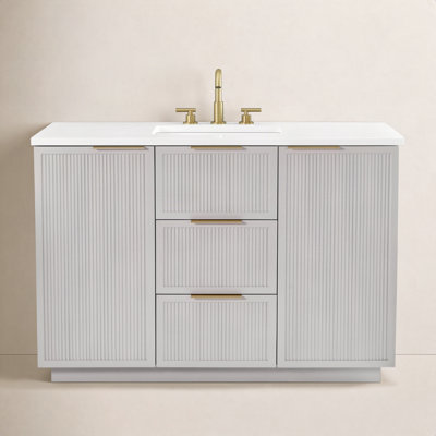 Aderyn 48" Pine Single Bathroom Vanity
