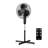 16" Oscillating Digital Stand Fan with Capacitive Touch, 3 Speeds, Remote Control-96276657