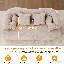 Canapé-lit à compression 70 po - Lit convertible en chenille pour petits espaces -876616866