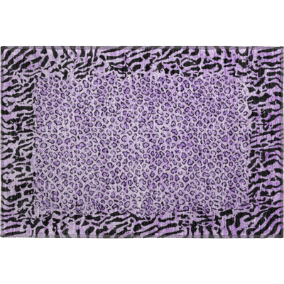 Premium Machine Washable Alvey AMF1230 Animal Skin Rug