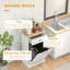 Armoire poubelle inclinable, autoportante, à tiroirs pour la cuisine - standard