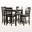 Ensemble de salle à manger 5 pièces de style moderne et contemporain Fraserburgh H 37,4 po x l 18,5 po x P 19,88 po-520633794-520633792