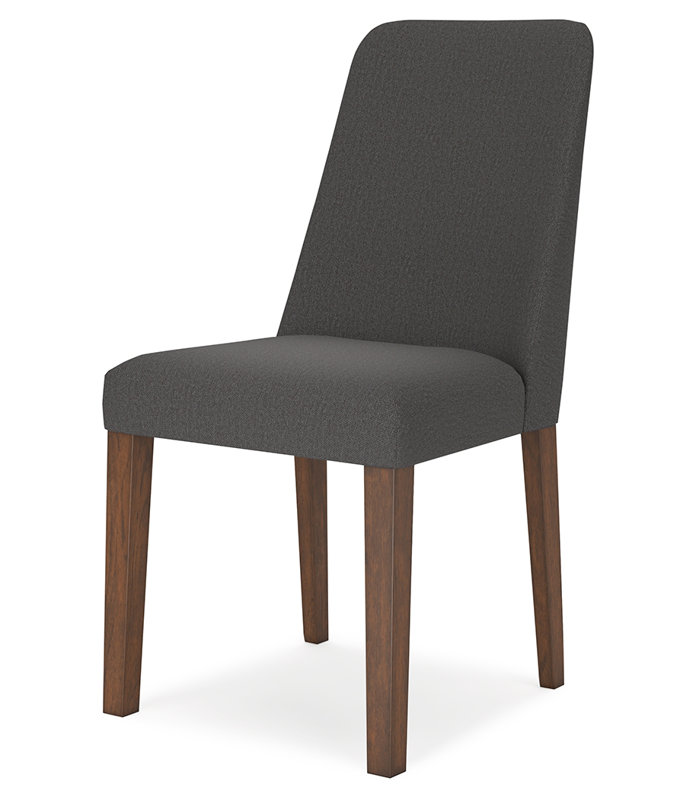Rhanda Upholstered Side Chair, Black
