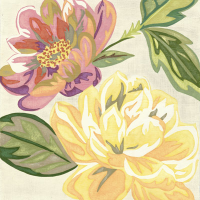 Modern Chintz II by Chariklia Zarris - Wrapped Canvas Painting
