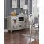 Buffet contemporain 1 pièce avec 2 tiroirs de rangement et carrelage miroir