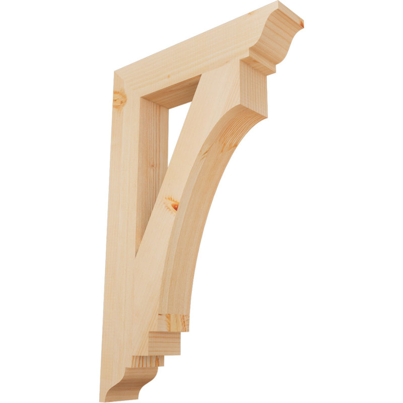 Support impérial traditionnel, H 32 po x l 3,5 po x P 20 po, Douglas (lisse)