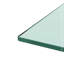 Table basse rectangulaire en verre, table basse transparente, tables d'appoint modernes