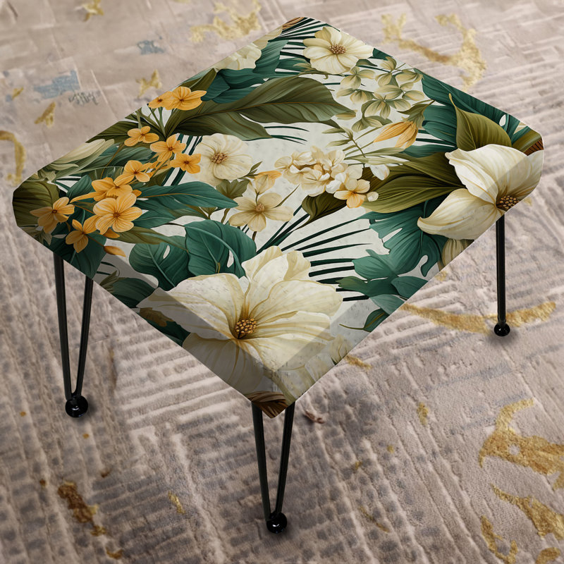Repose-pieds Boho Botanical Oasis Palm - Tropical
