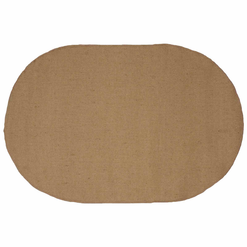 Hand Braided Area Rug, Oval 100cm x 152cm
