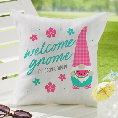 Outdoor Reversible Throw Pillow