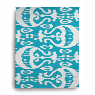 129_ Tapis en chenille doux ikat