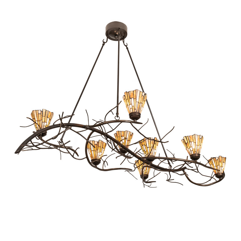 Frost 8 - Light Dimmable Geometric Chandelier