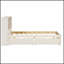 Structure de lit avec port USB, tête de lit bibliothèque et tiroirs de rangement pour une commodité et une organisation modernes-562009922