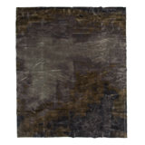 Charocal Solid Wool Silk Blend Rug - 14'x 16'