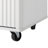 Fluted Kitchen Island With Storage (Not Include Stools)