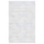 Tapis bleu / ivoire en laine et coton touffetés à la main Deloras-1044993353