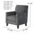Aravis 30" Wide Polyester Armchair-253699353