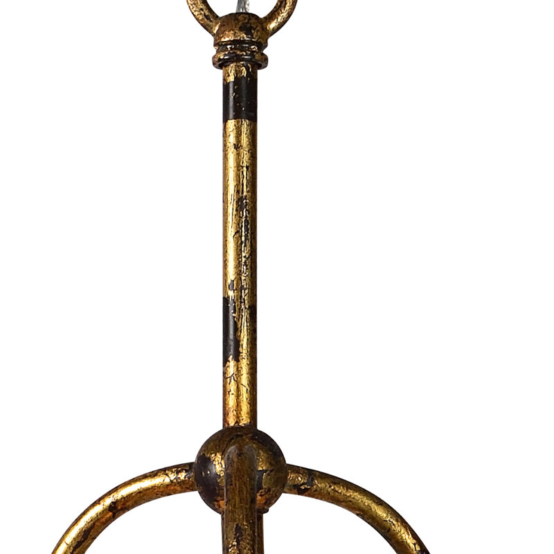 Todmorden 1 - Light Gold Single Pendant