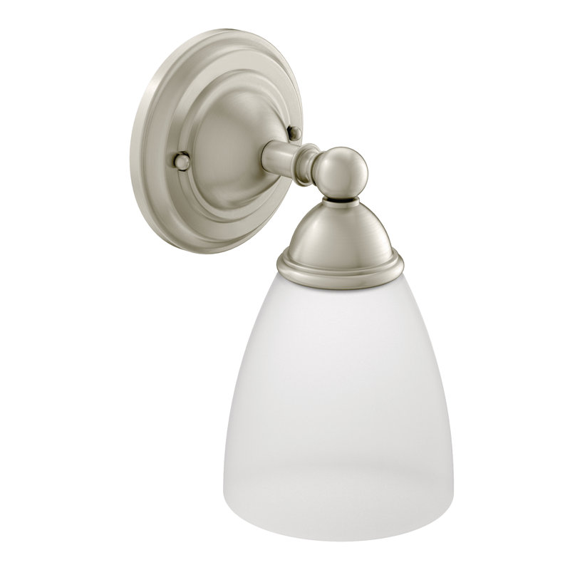 Brantford 1-Light Bath Sconce, Brushed Nickel
