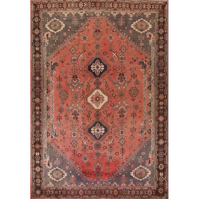 Tapis traditionnel à teinture végétale 7 x 11