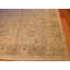 Tapis unique en laine noué à la main beige / vert clair de 8 pi x 9 pi 9 po