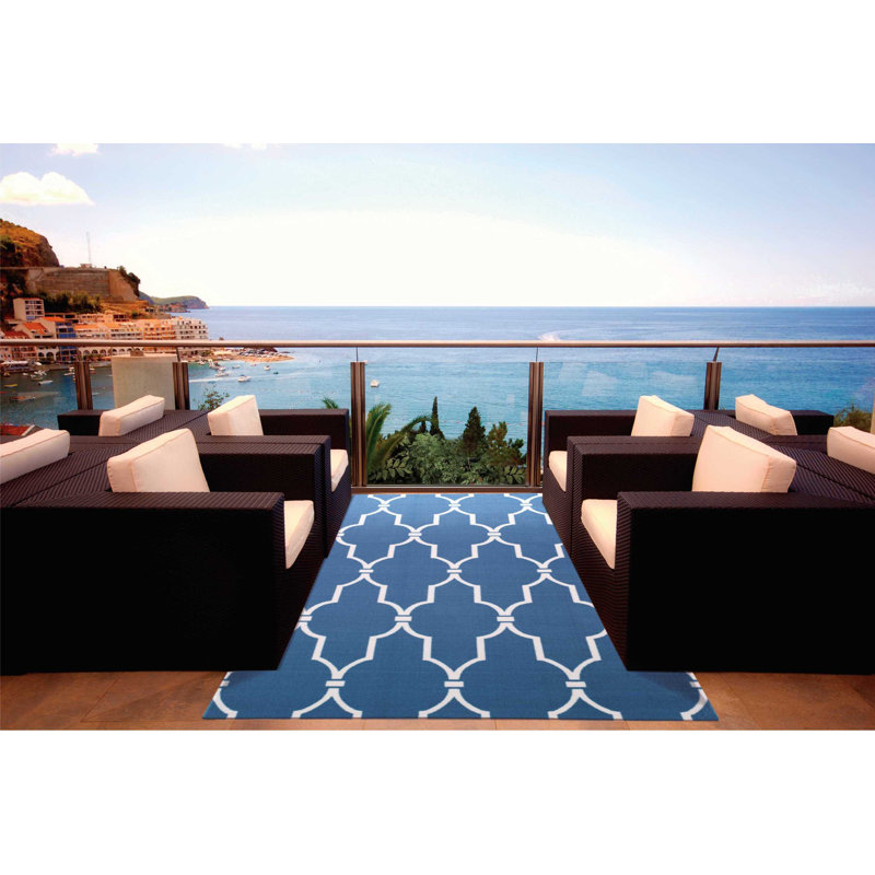 Tapis bleu marine Dian, Rectangle 7 pi 9 po x 10 pi 10 po