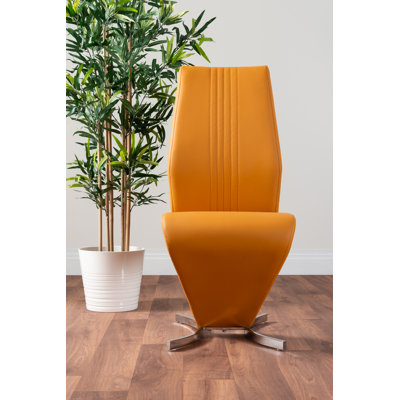 Scottsmoor Modern Halo Seat Round Dining Table Set - 6 Luxury Modern Dining Chairs