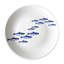 School Of Fish Porcelain Dinner Plate