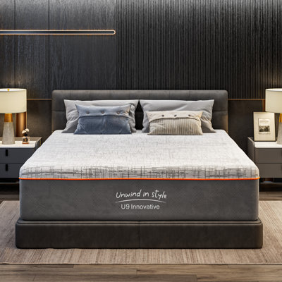 10" Gel Memory Foam Medium Mattress with Removable Cover