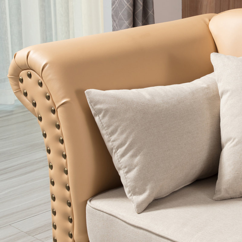 Chaise longue avec structure en bois massif, Tanné, Orienté à gauche (vu de face)