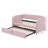 Daybed With Pop Up Trundle, Twin Size Upholstered In Velvet-1904828530