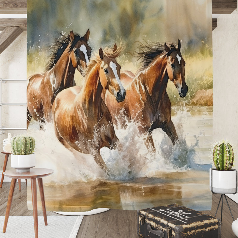 Shower Curtain, 74" H x 71" W