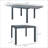 Outdoor Table,Aluminum Frame Rectangle Outdoor Table