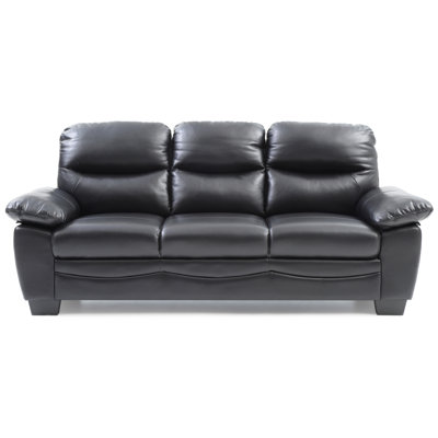 Canapé moderne Marta G677-S, noir